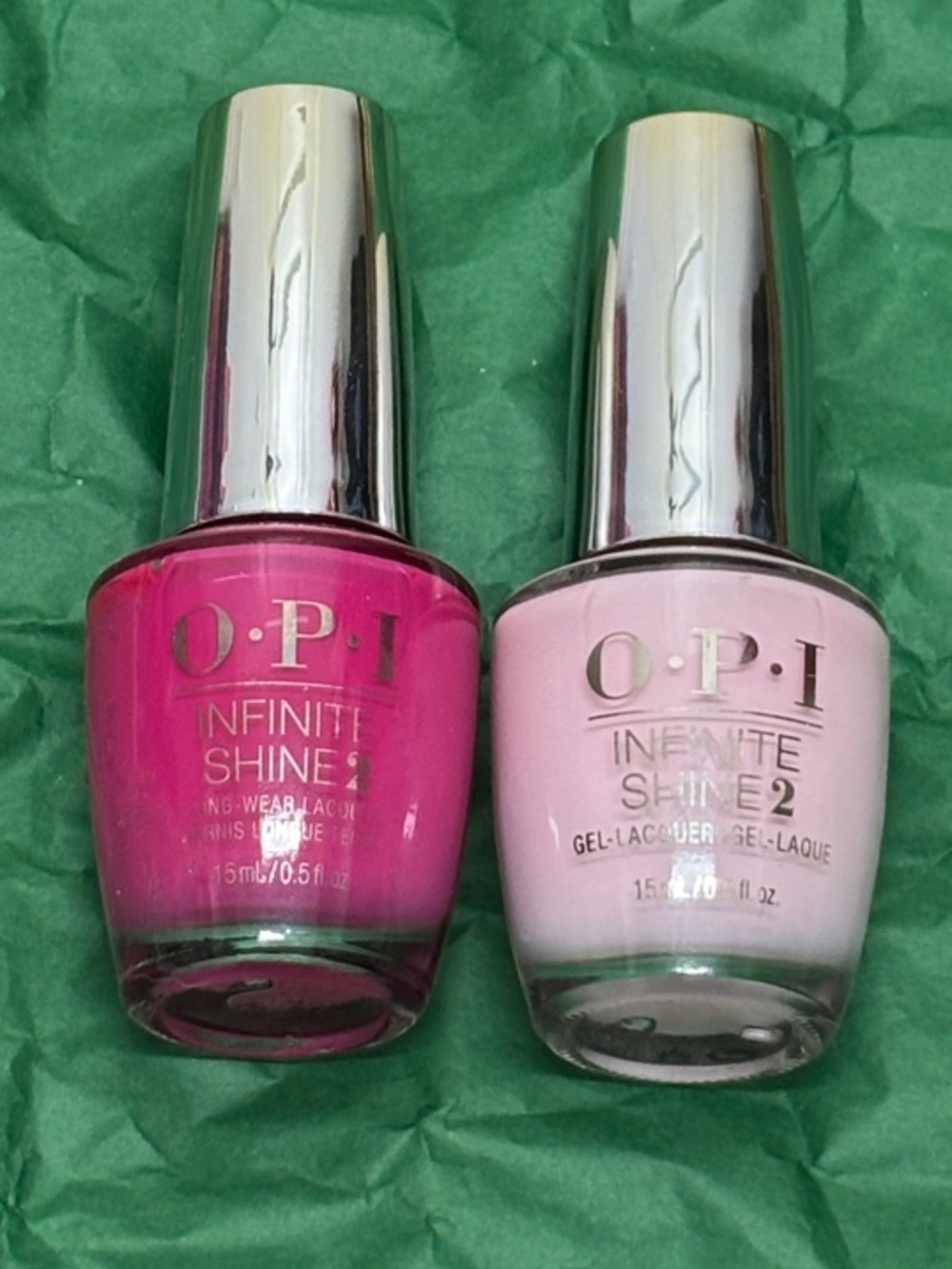 OPI Infinite Shine Duo - Hot Pink & Baby Pink